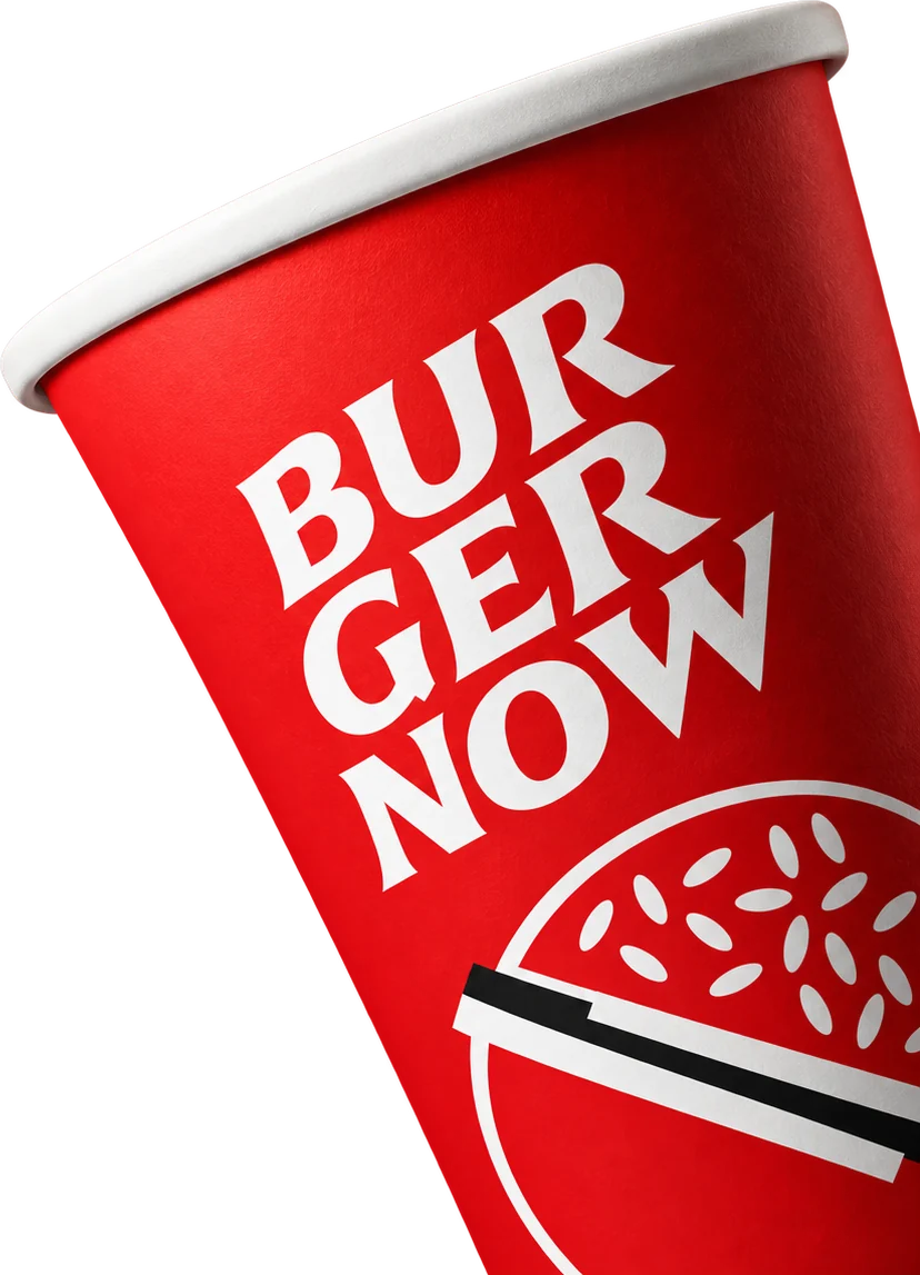 Burger Now cup